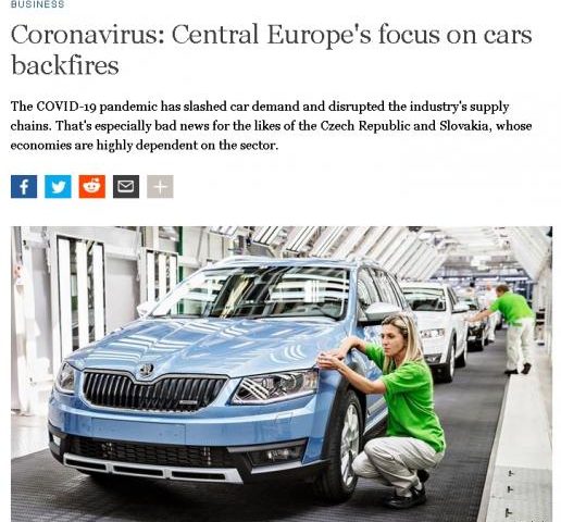 Koronavírus a automobilový priemysel