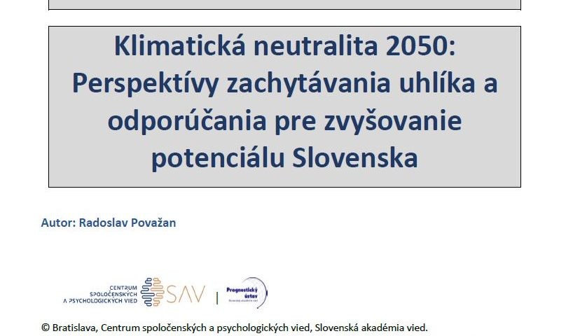 klimaticka neutralita 2050